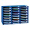 Pacon Classroom Keepers Mailbox, 30-Slot, Blue, 21 H x 31.63 W x 12.75 D 001318 - alternate 1
